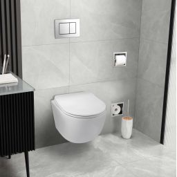 Balneo Luna miska WC z deską wolnoopadającą wisząca bez kołnierza biały G0101010101-2