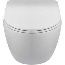 Balneo Luna miska WC z deską wolnoopadającą wisząca bez kołnierza biały G0101010101-2