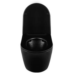 Balneo Luxa miska WC wisząca bez kołnierza czarny G0101020101-1