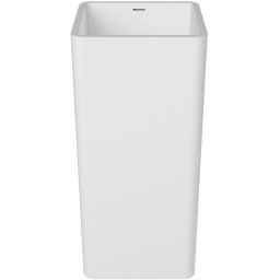 Besco Aygo umywalka 40x40 cm kwadratowa wolnostojąca biała #UAS-A-WOB