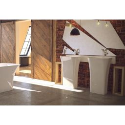 Besco Assos umywalka 50x40x85 cm wolnostojąca biała #UMD-A-WO