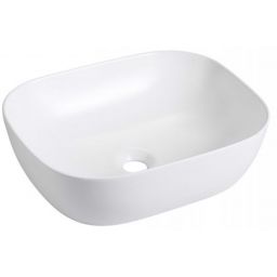 Bathco Spain Olea umywalka 49x40 cm nablatowa prostokątna biała 4072
