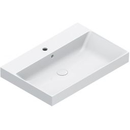 Catalano Zero umywalka 75x50 cm prostokątna nablatowa biała 0120751001