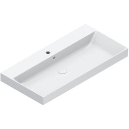 Catalano Zero umywalka 100x50 cm prostokątna nablatowa biała 0121001001