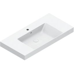 Catalano Zero umywalka 100x50 cm prostokątna ścienna biała 0121011001