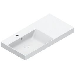 Catalano Zero umywalka 100x50 cm prostokątna ścienna-wpuszczana-podblatowa biały połysk 0121041001