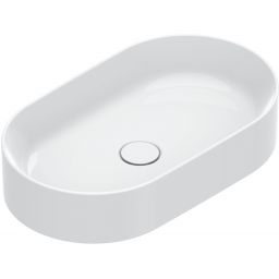 Catalano Zero umywalka 60x35 cm owalna nablatowa biała 0122600001