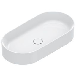 Catalano Zero umywalka 70x35 cm owalna nablatowa biała 0122700001