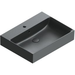 Catalano Premium umywalka 60x47 cm prostokątna nablatowa czarna 0220600022