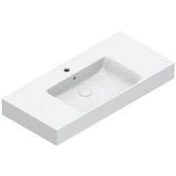 Catalano New Premium umywalka 100x47 cm prostokątna ścienna-meblowa-nablatowa biała 0221011001