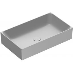 Catalano New Zero umywalka 60x35 cm prostokątna nablatowa cemento satinato 0222600023