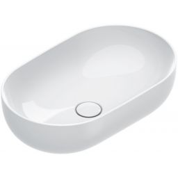 Catalano Sfera umywalka 60x37 cm owalna nablatowa biała 0522610001