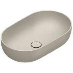 Catalano Sfera umywalka 60x37 cm owalna nablatowa Sabbia Satinato 05 2261 0029