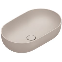 Catalano Sfera umywalka 60x37 cm owalna nablatowa brąz/beż 0522610031