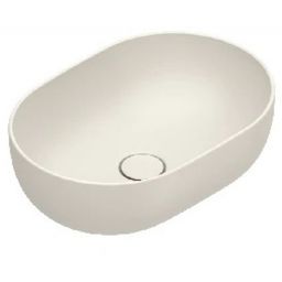 Catalano Sfera umywalka 50x35 cm owalna nablatowa lino satinato 0522500030