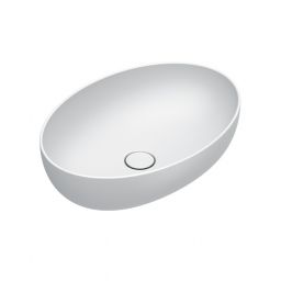Catalano Sfera umywalka 60x42 cm owalna nablatowa biały mat 0522600021