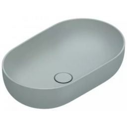 Catalano Sfera umywalka 60x37 cm owalna nablatowa acqua satinato 0522610028