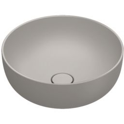 Catalano Sfera umywalka 42x42 cm okrągła nablatowa Tortora Satinato 0523430032