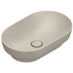 Catalano Sfera umywalka 55x35 cm owalna wpuszczana brąz/beż 0524550029