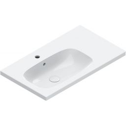 Catalano Alvea umywalka 80x46 cm prostokątna ścienna-meblowa biała 0620841001