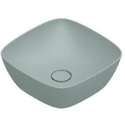 Catalano Green umywalka 40x40 cm kwadratowa nablatowa acqua satinato 0622400028