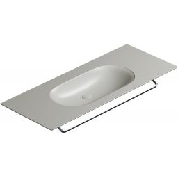 Catalano Horizon umywalka 125x50 cm prostokątna ścienna-meblowa szary/kamień 0521260023