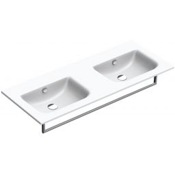 Catalano Sfera umywalka 125x50 cm prostokątna ścienna-meblowa-podwójna biała 0721270001