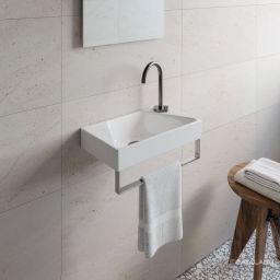 Catalano Verso umywalka 40x23 cm prostokątna ścienna-meblowa biała 0920410001