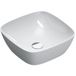 Catalano Green umywalka 40x40 cm kwadratowa nablatowa biała 0622400001