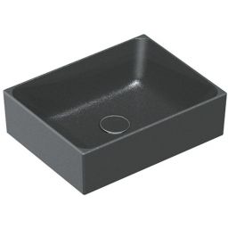 Catalano Verso umywalka 45x35 cm prostokątna nablatowa czarna 0222450022