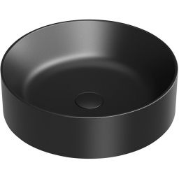 Catalano Zero umywalka 45x45 cm okrągła nablatowa czarna 0123450022