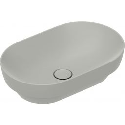 Catalano Sfera umywalka 55x35 cm owalna wpuszczana szary/kamień 0524550023