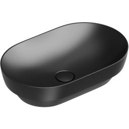 Catalano Sfera umywalka 55x35 cm owalna wpuszczana czarna 0524550022