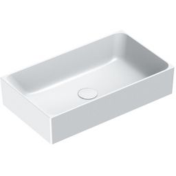 Catalano Zero 60 umywalka 60x35 cm nablatowa prostokątna biały mat 16035ZEBM