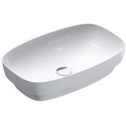 Catalano Green umywalka 60x38 cm owalna nablatowa biała 0624600001