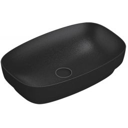 Catalano Green umywalka 60x38 cm owalna wpuszczana-nablatowa czarna 0624600022