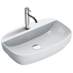 Catalano Green umywalka 60x40 cm owalna wpuszczana-nablatowa biała 0625601001