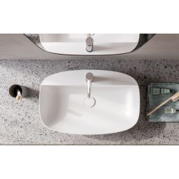 Catalano Green umywalka 60x40 cm owalna wpuszczana-nablatowa biała 0625601021