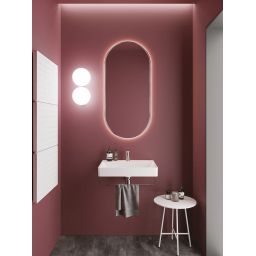 Catalano New Green umywalka 60x47 cm prostokątna ścienna biała 0420600001