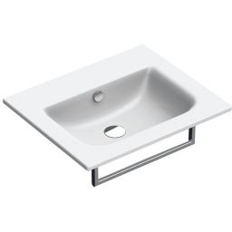 Catalano Sfera umywalka 60x50 cm prostokątna ścienna biała 0720610001