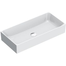 Catalano Zero umywalka 75x35 cm prostokątna nablatowa biała 0222750001
