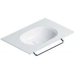 Catalano Horizon umywalka 75x50 cm prostokątna ścienna-meblowa biała 0520760001