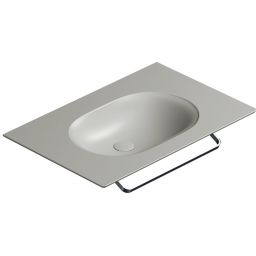 Catalano Horizon umywalka 75x50 cm prostokątna ścienna-meblowa szary/kamień 0520760023