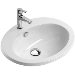 Catalano Incasso umywalka 61x51 cm owalna wpuszczana biała 0725611001