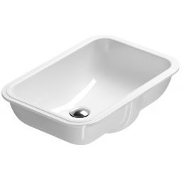 Catalano Canova Royal umywalka 50x35 cm prostokątna podblatowa biała 0727500001
