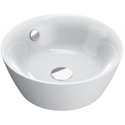 Catalano Velis umywalka 42x42 cm okrągła nablatowa biała 0723420001