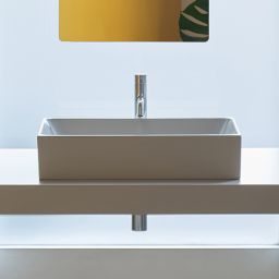 Catalano New Zero umywalka 60x35 cm prostokątna nablatowa cemento satinato 0222600023