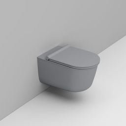 Ceramica Dolomite Mayka miska WC wisząca bez kołnierza betonowy szary D482545