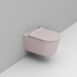 Ceramica Dolomite Mayka miska WC wisząca bez kołnierza antyczny róż D482565