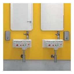 Creavit Kid umywalka 39x29 cm ścienna wzór/biała CK035-FF